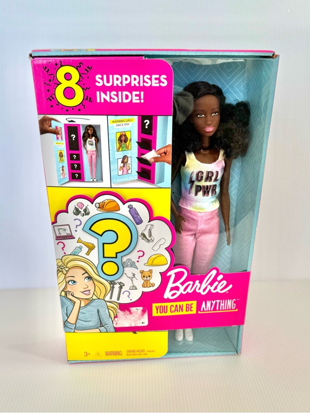 🩷NIB. Barbie You Can Be Anything Career Doll With 8 surprises
